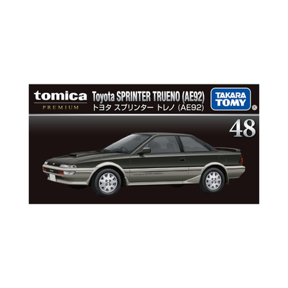 Takara Tomy Premium 48 Toyota Sprinter Trueno (AE92) Mini Car Toy for Ages 6 and Up
