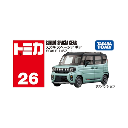 Takara Tomy Tomica No. 26 Suzuki Spacia Gear, Mini Toy Car, Ages 3 and Up
