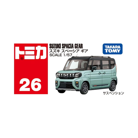 Takara Tomy Tomica No. 26 Suzuki Spacia Gear, Mini Toy Car, Ages 3 and Up