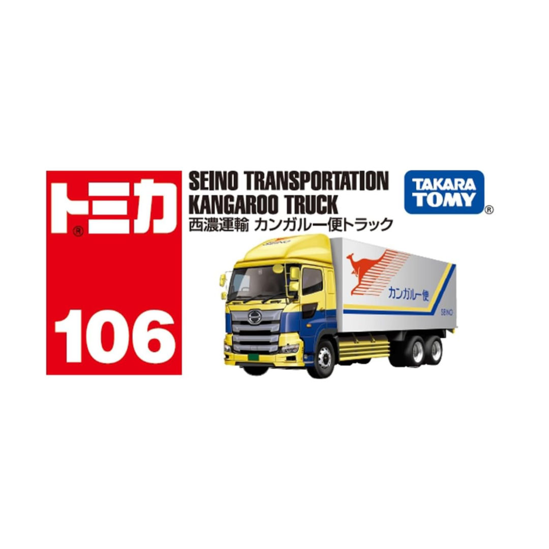 Takara Tomy No. 106 Seino Transportation Kangaroo Service Truck Mini Car, Toy, Ages 3 and Up
