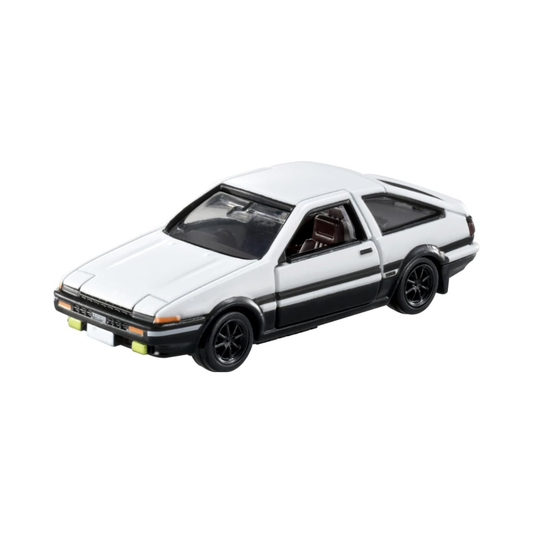 Takara Tomy Premium Unlimited 01 Initial D AE86 Trueno (Takumi Fujiwara) Mini Car Toy for Ages 6 and Up