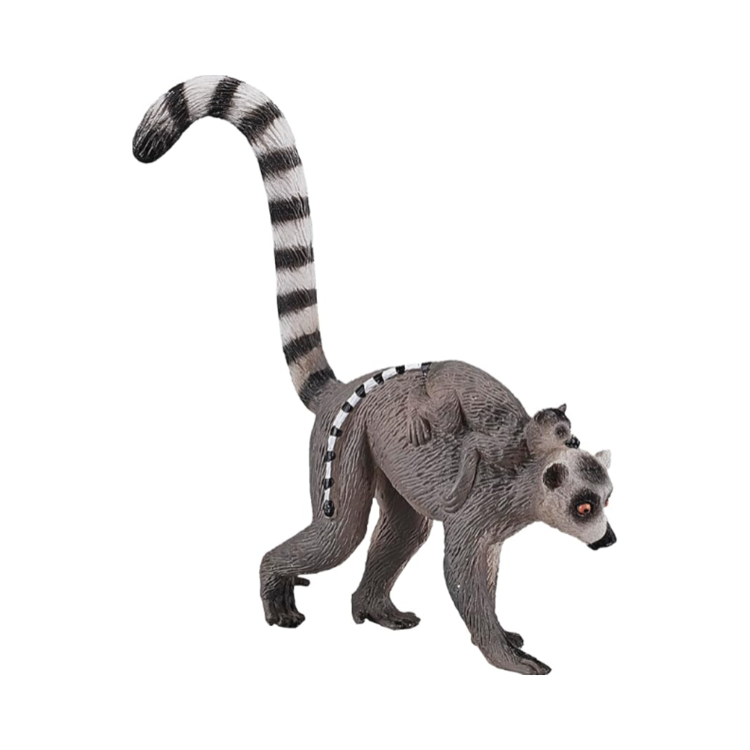 Mojo Figure Baby and Ring-tailed Lemur 387237