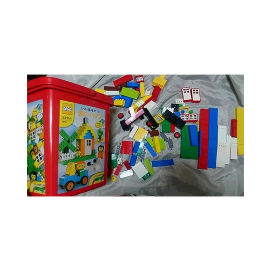 Red bucket basic LEGO set 7616 (with block off)