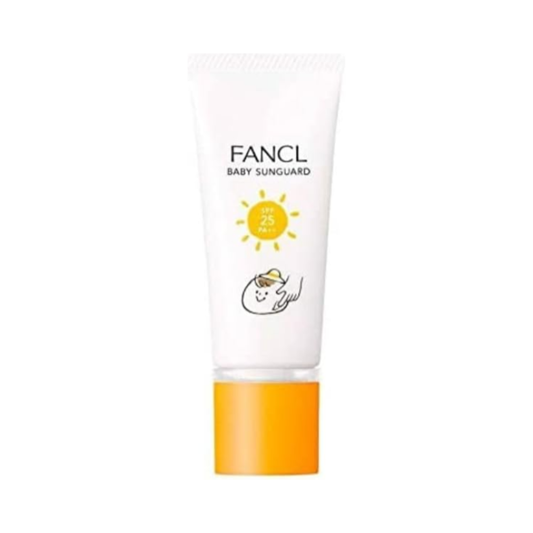 FANCL Baby Sun Guard (SPF25, PA++), Sunscreen, Additive-Free (Baby/Newborn), Face, Non-Chemical, Hypoallergenic, UV Absorbent, No UV