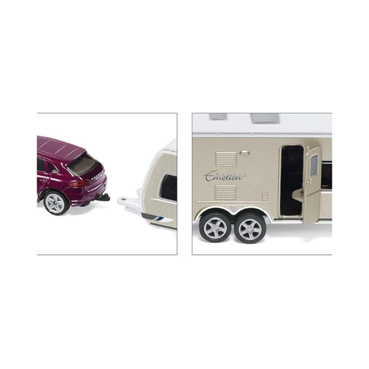 SIKU Porsche Macan SK2542 with Caravan