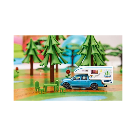 SIKU SK1693 Ford F150 Pickup Camper, Ages 3 and Up