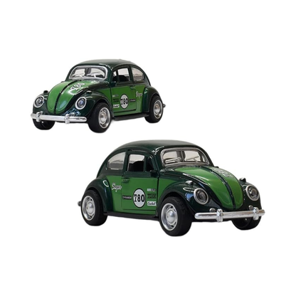 Beetle Vintage Classic Car Model 1:32 Alloy with Lights & Sounds Openable Door Object 4-6 Years Old Boy Gift