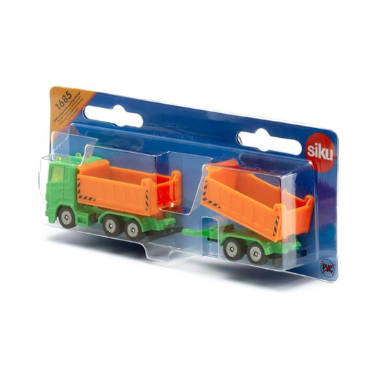SIKU SK168500002 Dump Truck with Trailer Ages 3 and Up