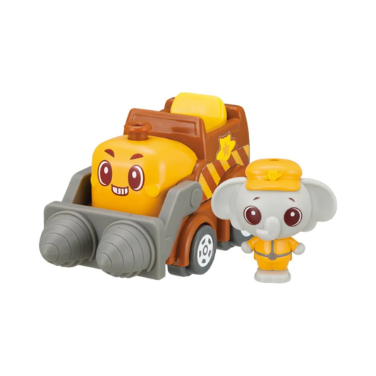 Takara Tomy Go! Go! Vehicles - Talking Vehicles - Pao and Garun Set Hole-Digging Master Edition