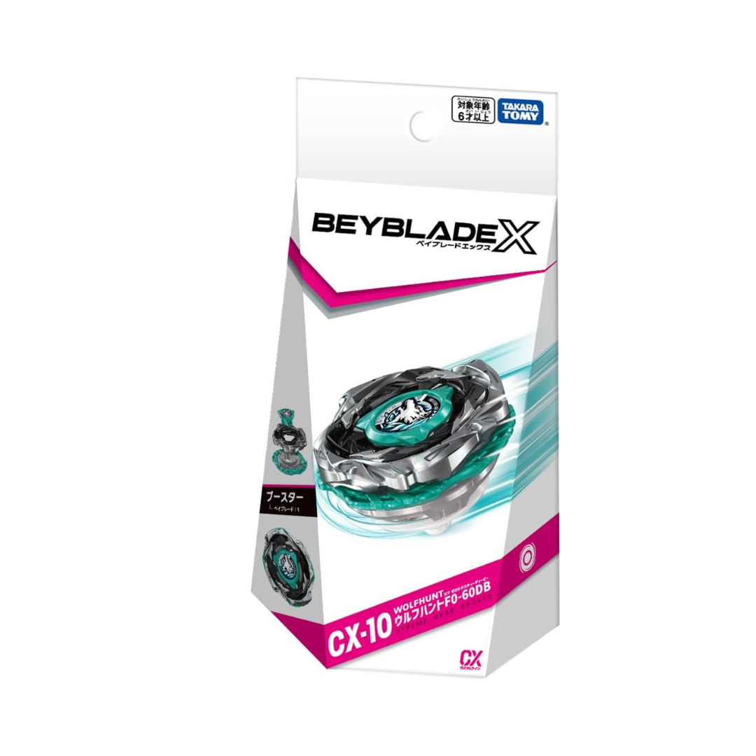 Takara Tomy Beyblade X CX-10 Booster Wolf Hunt F0-60DB