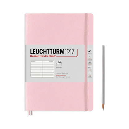 Leuchtturm Notebook A5 Horizontal Ruled Soft Cover Powder 361565