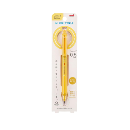 Mitsubishi Pencil Mechanical Pencil Kurutoga KS 0.5 Bright Yellow M5KS1P.BRY