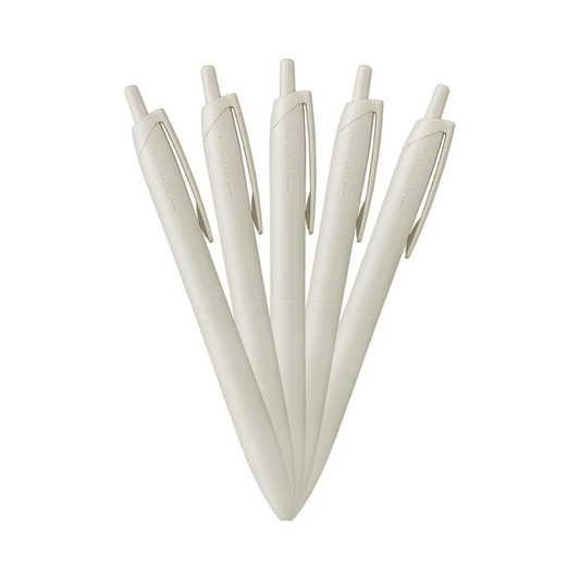 Uni JETSTREAM Pencil HSXNSL055P.1 Permanent Ballpoint Pen Jet Stream Light Touch Ink 5 Pack 0.5 Shell White
