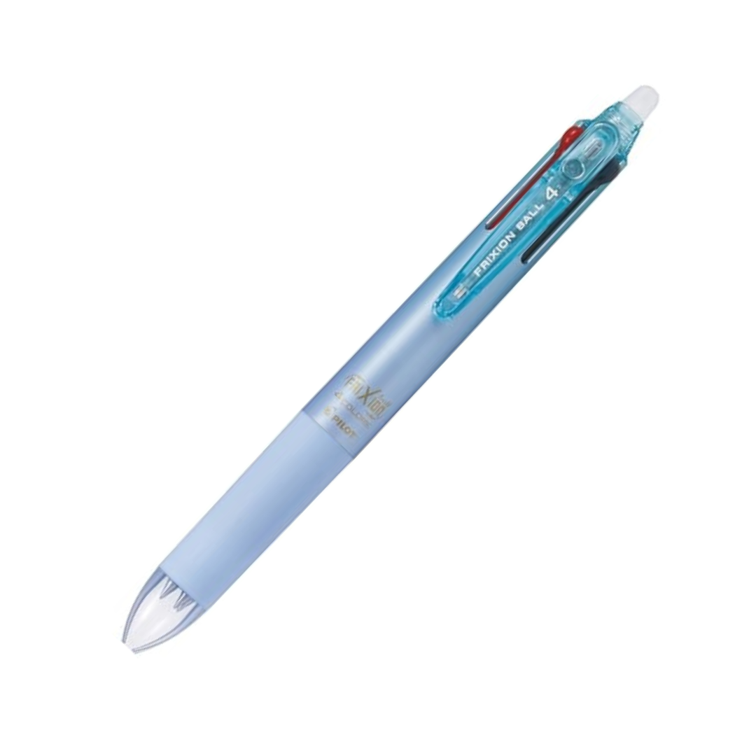 Pilot Gel Ink Erasable 4 Color Ballpoint Pen Frixion Ball 4 0.38 Blue Black PLKFB80UF-BB