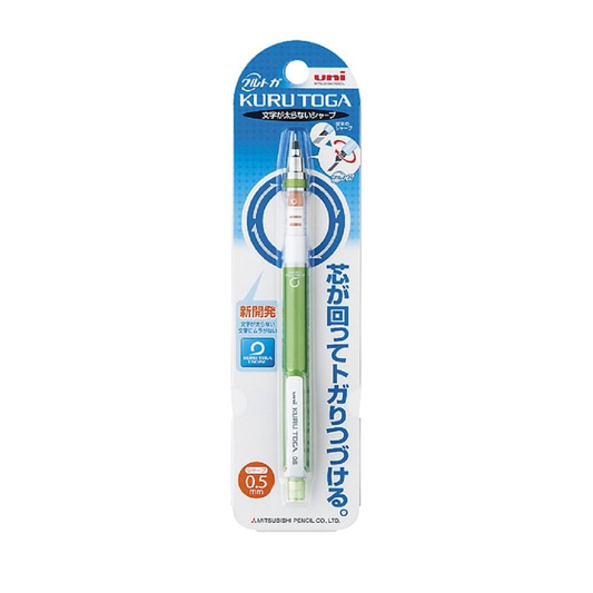 Uni  Mechanical Pencil Uni Kuru Toga Standard Model 0.02 inch (0.5 mm), Green