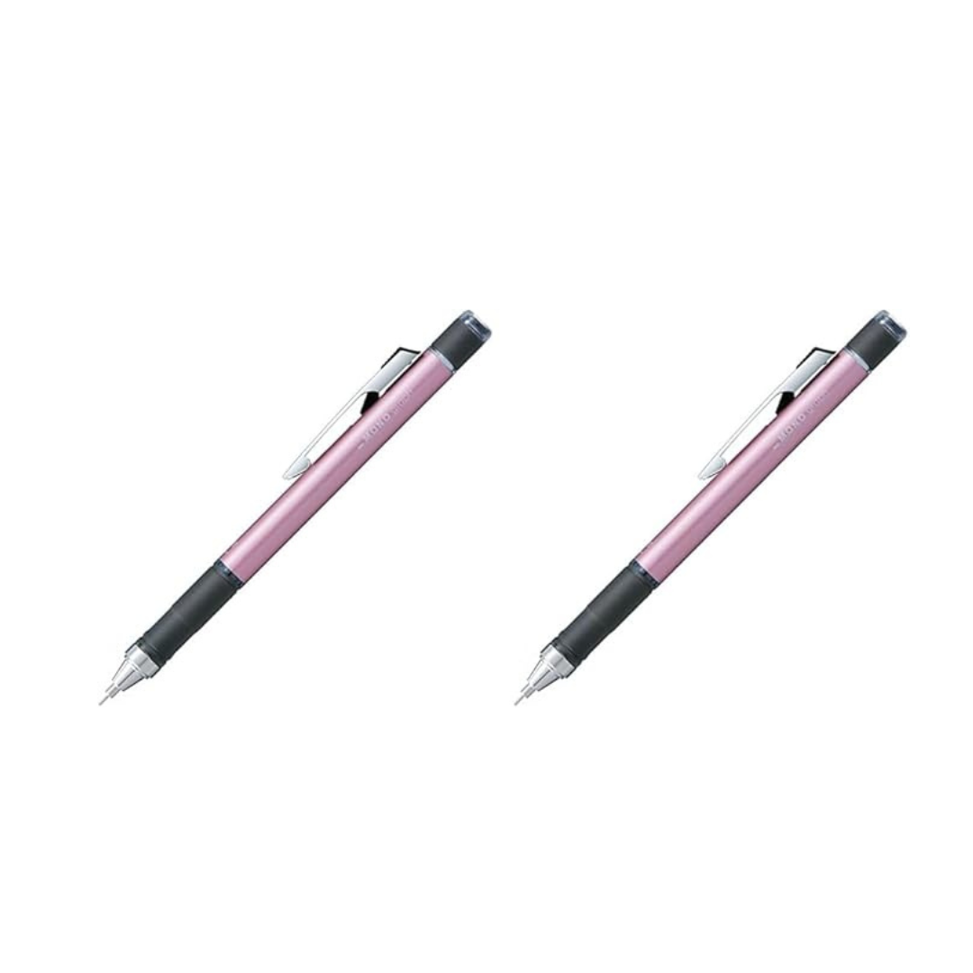 TOMBOW Mechanical Pencil  Monograph with Rubber Grip Pink DPA-141D (x2)
