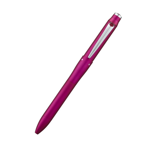 Uni Jet Stream Prime" High Grade multi ballpoint pen 0.7mm 3 colors & Mechanical pencil　0.5mm (Black Red Blue) MSXE4-5000-07 (Pink)