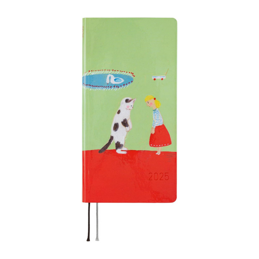 Hobonichi 2025 Weeks, English Version, Keiko Shibata, Thank You For Your Trouble, Mr. Aoki, Starting January, Weekly Notebook, Weekly Left, Slim Vertical