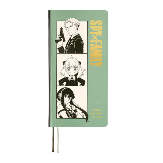 Hobonichi 2025 Weeks, English Version, SPY x FAMILY/Forger House *Domestic Paper Beginning in January, Weekly Notebook, Weekly Left, Slim Vertical