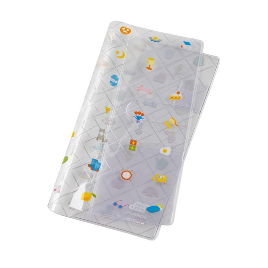 Hobonichi Kagaya Kanoko/Clear Cover for Normal Scenery Weeks Size Notebook Accessory