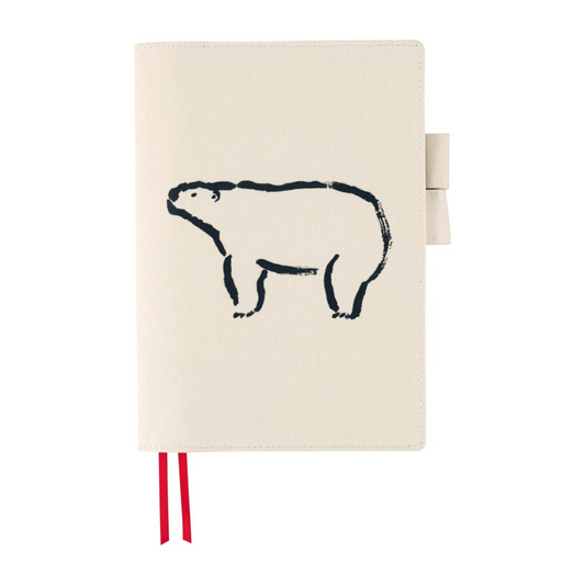 Hobonichi Cousin (A5) Size Notebook Cover Izumi Shiokawa/Polar Bear Relax