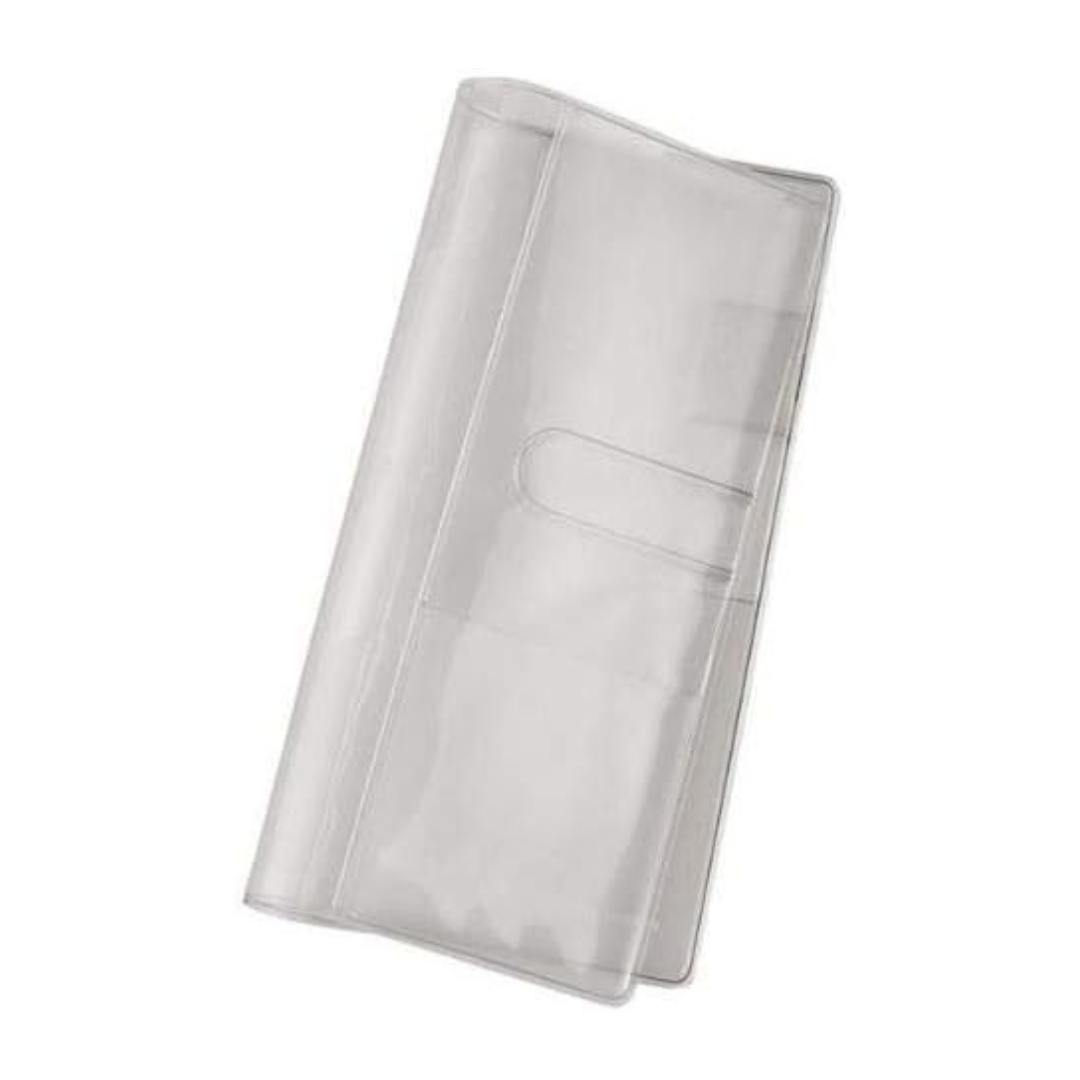 Hobonichi Vinyl Cover for Weeks, Transparent, Width 8.1 x Height 7.7 inches (20.4 cm) x Height 7.7 inches (19.5 cm), Cover On Cover for Weeks