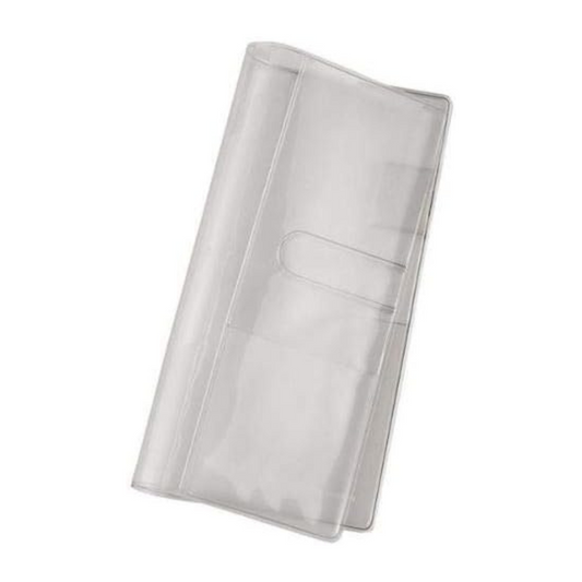 Hobonichi Vinyl Cover for Weeks, Transparent, Width 8.1 x Height 7.7 inches (20.4 cm) x Height 7.7 inches (19.5 cm), Cover On Cover for Weeks