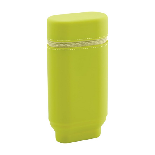 Lihit Lab Stand Pencil Case Oval Type L Yellow Green A7695-6
