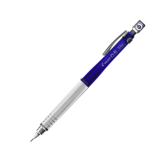 Pilot Mechanical Pencil S10, Transparent Blue Body, 0.5mm Lead (HPS-1SR-TL5)