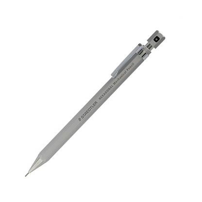 Staedtler  925 77-05S Hexagonal Mechanical Pencil, 0.5mm [Silky Silver]