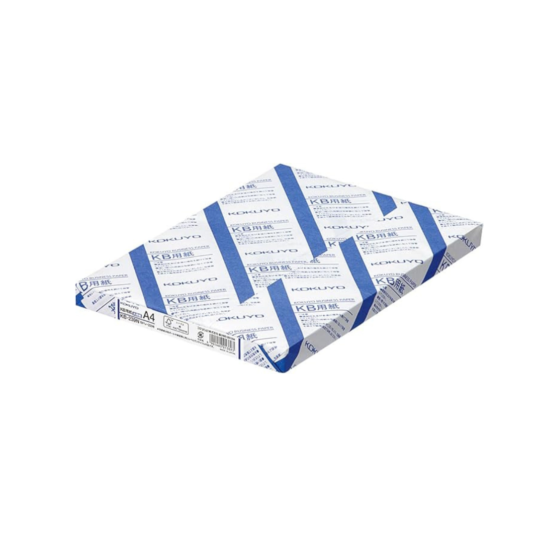 Kokuyo PPC Paper, Multipurpose Paper, FSC Certified, 64G, A4, 250 Sheets, KB-239N
