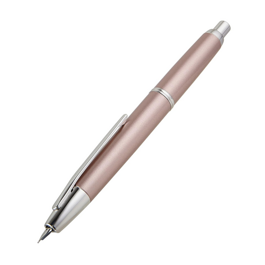 Pilot Fountain Pen Capless Decimo, Champaign Pink Body, F-Nib