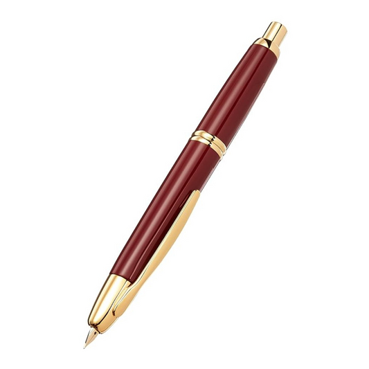 Pilot Fountain Pen Capless, F-Nib, Deep Red Body (FC-15SR-DR-F)