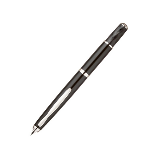 Pilot Fountain Pen Capless Fermo, Black Body, M-Nib (FCF-2MR-B-M)