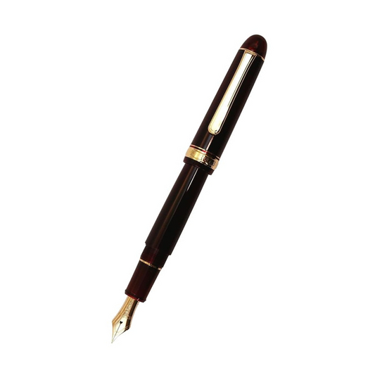 Platinum Fountain Pen 3776 Century Burgundy Pen, wine, fine nib