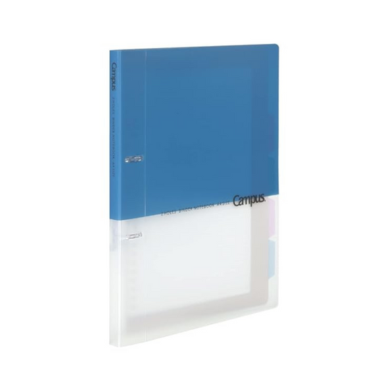 Kokuyo Le-PP158B Loose Leaf Binder, Campus, A4, 2 Holes, Up to 100 Sheets, Blue