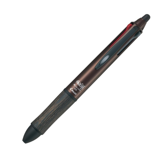 Pilot FriXion ball 4 Colors Ball-point Pen, Wood Black (LKFB-3SEF-B)