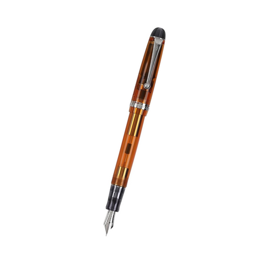 Pilot Custom 74 Fountain Pen, Black Smoke Barrel, Fine Nib (60855)