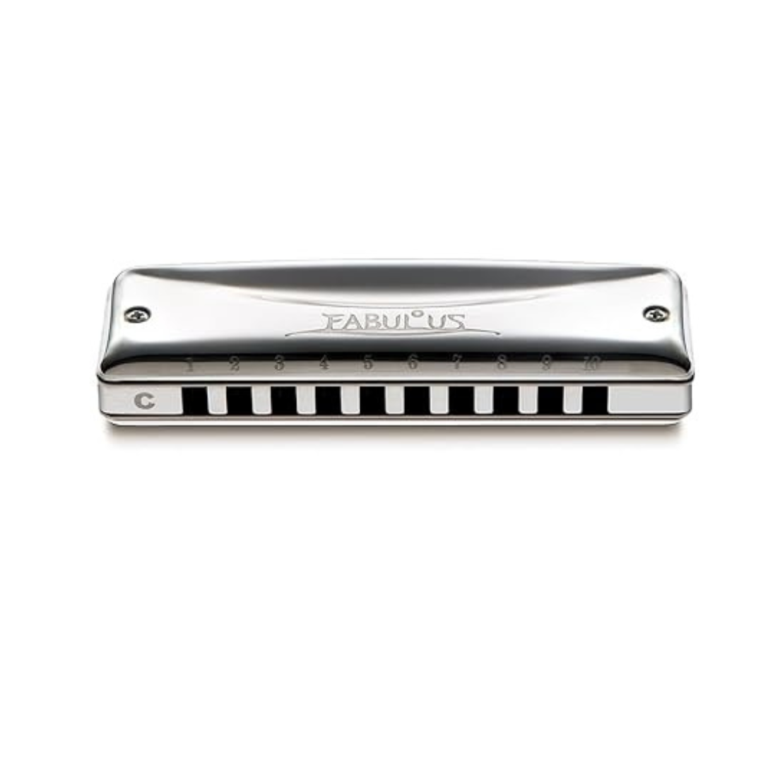 Suzuki F-20J-E Fabulous 10-Hole Diatonic Just Temperament Harmonica, Key of E