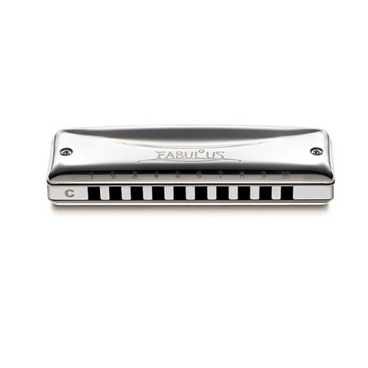 Suzuki F-20J-E Fabulous 10-Hole Diatonic Just Temperament Harmonica, Key of E