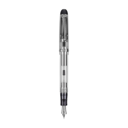 Pilot Custom 74 Fountain Pen, Black Smoke Barrel, Fine Nib (60855)