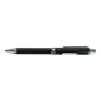 Pilot 2 Color 0.7 mm Ballpoint Multi Pen 0.5 mm Mechanical Pencil, Herringbone Gray Body (BTHE-150R-HGY)