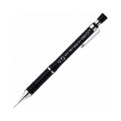 Zebra Mechanical Pencil, Tect 2way Light, 0.7mm, Pure Black (MAB42-PBK)