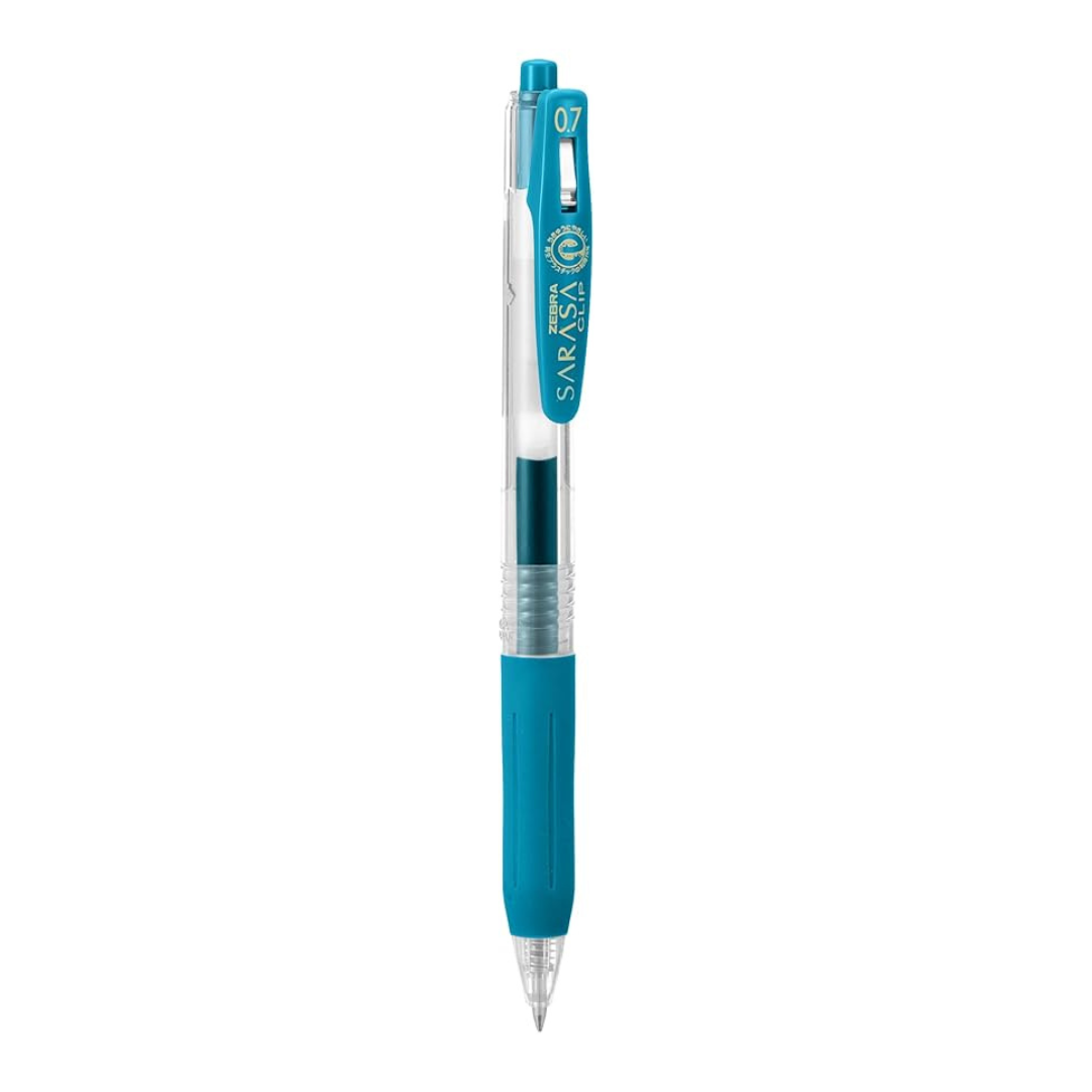 Zebra Sarasa Clip Pen 0.7, Blue Green (JJB15-BG)