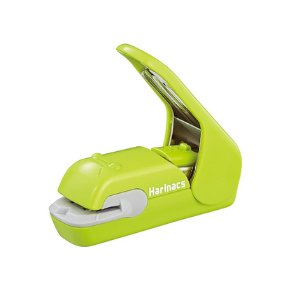 Kokuyo SLN-MPH105B Harinacs Press Stapleless Stapler, No Hole, Blue