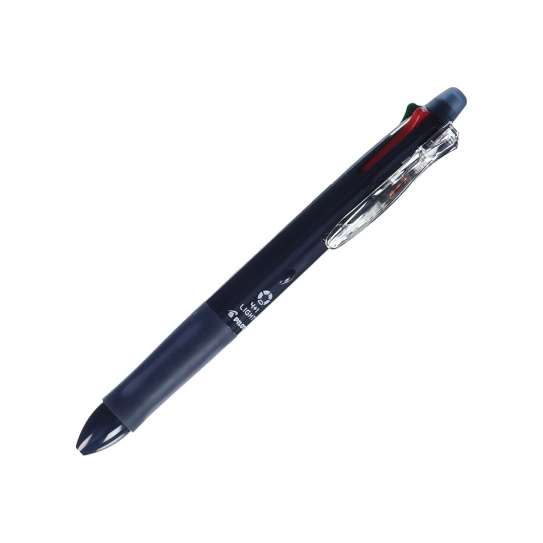 Pilot Mult Function Pen 4+1 Light, 0.7mm Ballpoint Pen, 0.5mm Mechanical Pencil, Clear Blue (BKHL-50R-CL)