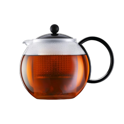BODUM Teapot Tea Maker ASSAM Tea Press 1000ml Black