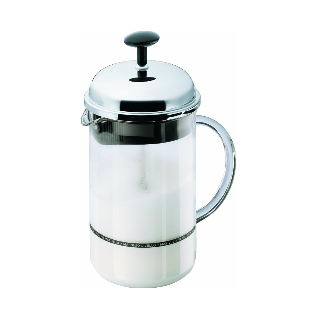 BODUM Milk Foamer Chambord Silver Coffee Cappuccino Cafe Latte  1966-16
