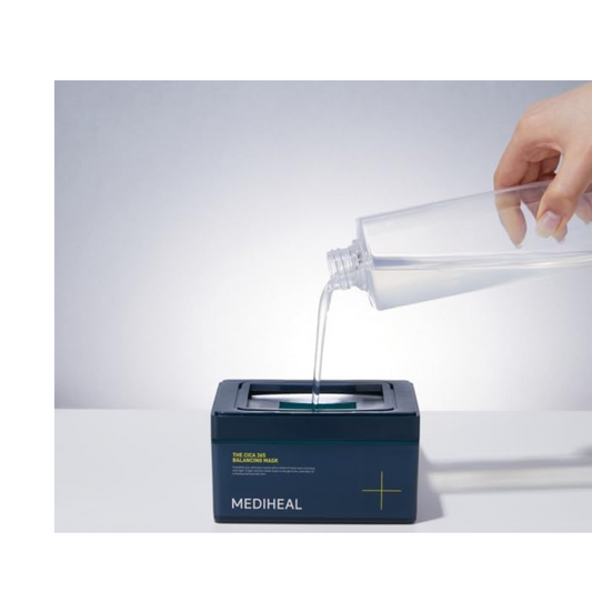 Mediheal The 365 Mask, Daily Use Skin Balance Care 365, 30 Sheet Masks (THE CICA 365 Balancing Mask)