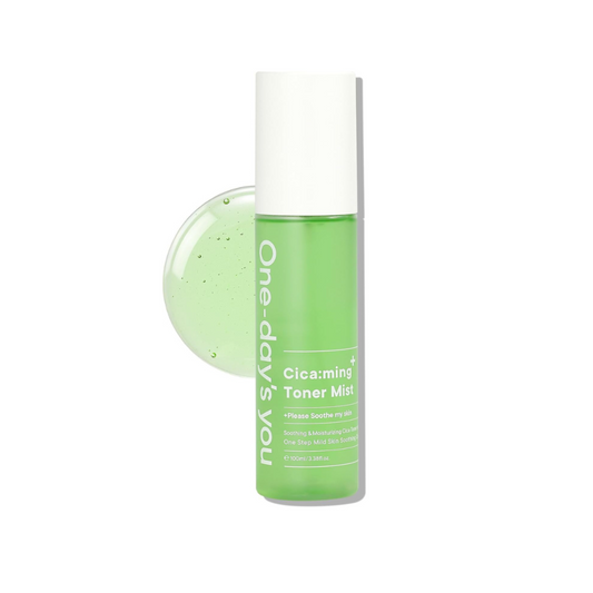 One-day's You Cicaming Toner Mist 3.4 fl oz (100 ml) Lotion, Calming Mist Booster, Spray Mist, Moisturizing
